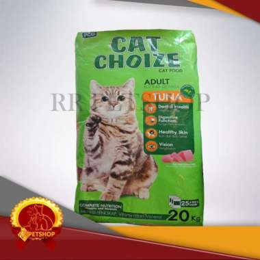 cat choize makanan kucing dewasa tuna 20kg