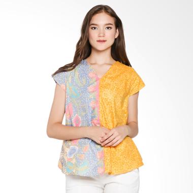 Djoemat Gembira A18-03-09 Sisilia Top Batik Katun - Yellow