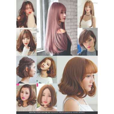 POSTER SALON MODEL BARU DEKORASI DINDING MODEL RAMBUT KECANTIKAN SALON 7 BESAR