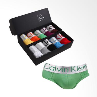 Calvin Klein Model Segitiga Steel Hip Brief Celana Dalam Pria [10 Pcs]