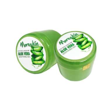 MORESKIN Nasa Aloe Vera Gel - Moisturizer Lidah Buaya Asli - penghilang jerawat dan bruntusan - peng