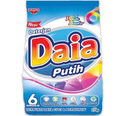 Promo Harga Daia Deterjen Bubuk Putih 2700 gr - Blibli