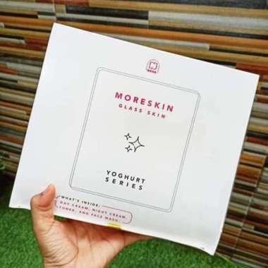 Moreskin Glass Skin Paket - Moreskin Glass Skin Yoghurt - Paket Glowing - paket glowing BPOM - paket