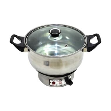 Q2 Electric Heating Pot Panci - Silver