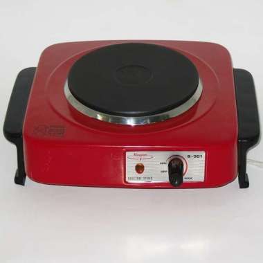 Kompor Listrik Maspion S301 / Maspion Electric Stove S301 600 WATT Merah