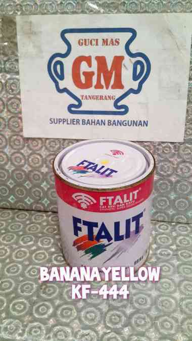 Cat Besi dan Kayu FTALIT 1kg Banana Yellow