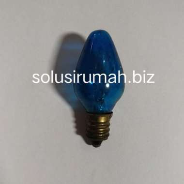 LAMPU LOMBOK biru blue DOP LOMPOK CABE E12 bolam bohlam e 12 kecil