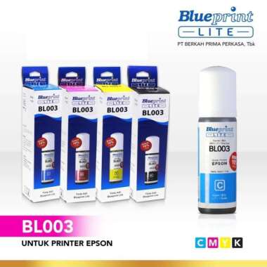 BLUEPRINT Tinta Epson Lite 003 For Printer Epson L1110, L3110 - 72ml Hitam