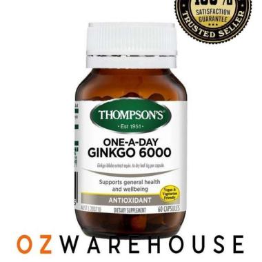 Thompson's One-A-Day Ginkgo 6000mg 60 Capsules