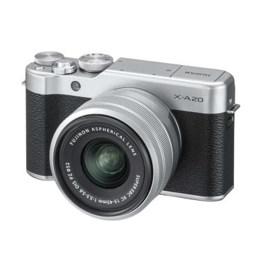 Fujifilm X-A20 Kit XC 15-45mm Kamera Mirrorless Silver + PWP 35mmf2
