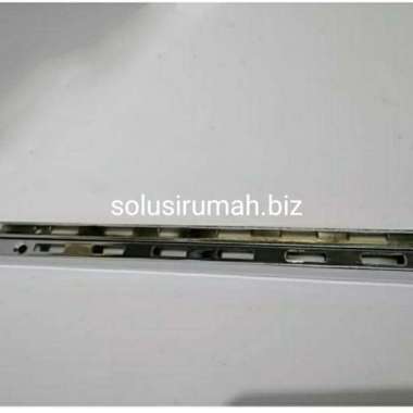 REL KACA BRACKET BRAKET CROME 120CM 120 CM RAILING KACA U PENYANGGA