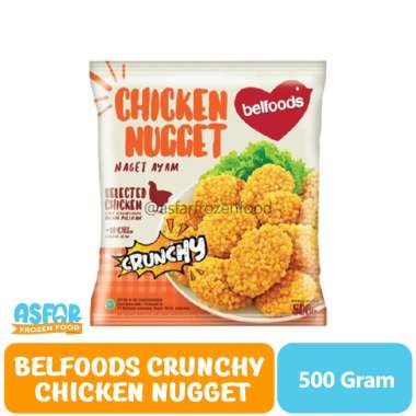 Promo Harga Belfoods Nugget Chicken Nugget Crunchy 500 gr - Blibli