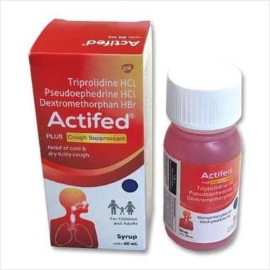 Actifed Plus Cough Suppressant 60 ml
