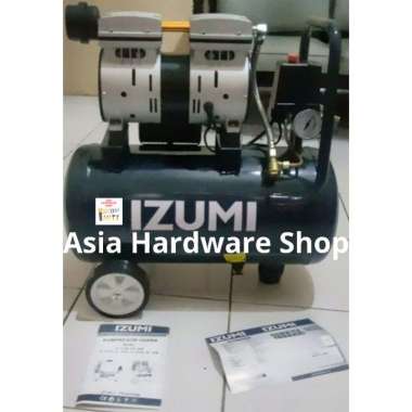 Izumi Mesin Kompressor OilLess Angin / Listrik Izumi 3/4 HP 24L OL 09-24 Tanpa Oli Tidak Berisik