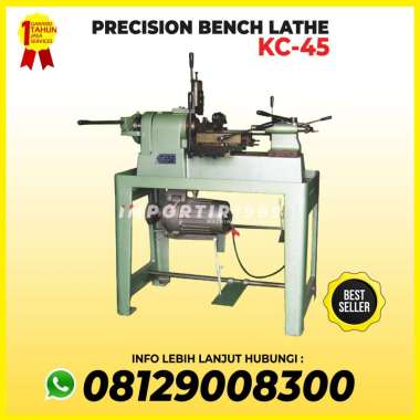 Mesin Bubut Turret Besi Logam Precision Bench Lathe Metal Working Importir - KC45