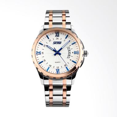 Skmei Analog Jam Tangan Pria - GoldBlueGold [9069] Gold