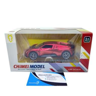 Miniatur / Replika Bugatti Centodieci Skala 1:32 Merah