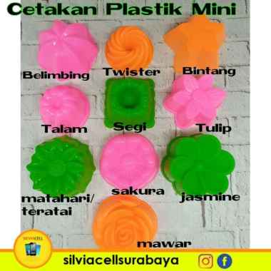 Cetakan Plastik Kue Pudding Agar Putu Ayu Bolu Cokelat MINI