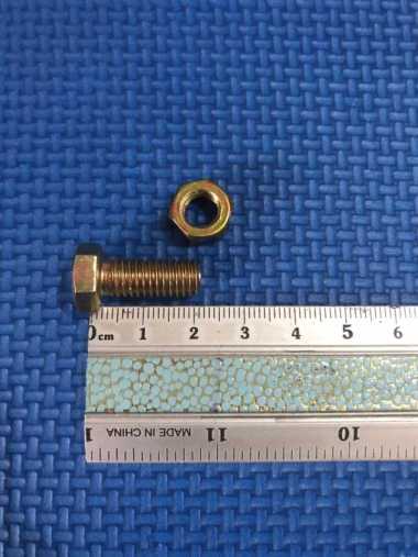 (PAKET 50pcs) Baut 12 + Mur (8mm) x 2 cm