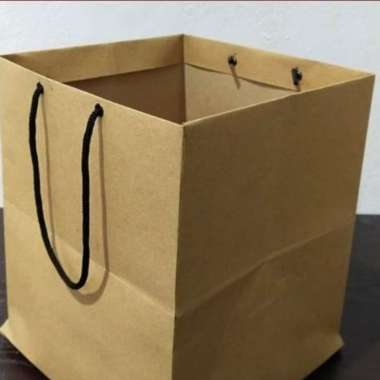 Paper Bag | Shopping Bag 27x27x27 Craft + Tali Kur [10 Pcs]