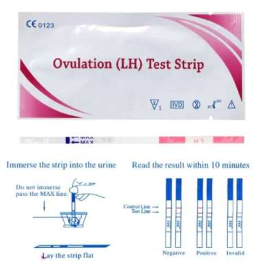 LH Ovulation Strip Test Alat Tes Kesuburan Wanita Alat Uji Kesuburan Wanita Alat Pengukur Masa Subur