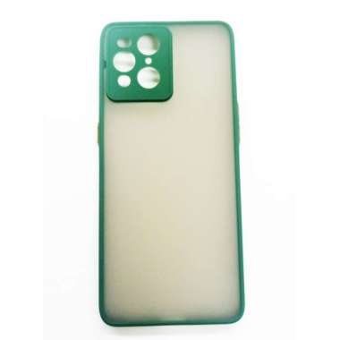 Case Oppo Find X3 / X3 Pro Hybrid with Frame Camera Lens Protector Hijau
