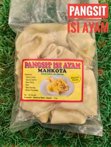 Frozen Pangsit isi Ayam Mahkota isi 10pcs