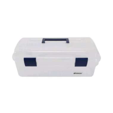 Krisbow Kotak Perkakas 33 & 38 Cm 2 Pcs Transparan - Toolbox