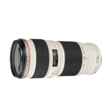 Canon EF 70-200mm f/4 L USM Lensa Kamera - White