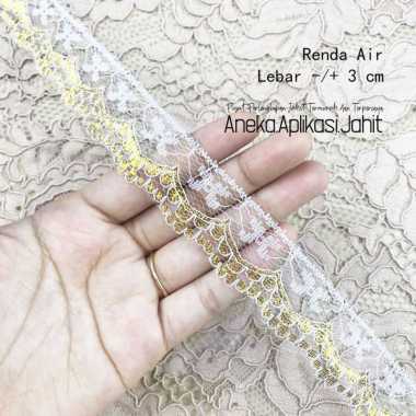 RENDA AIR KECIL (-/+22,5 METER) / RENDA AIR HALUS / RENDA AIR SOUVENIR EMAS