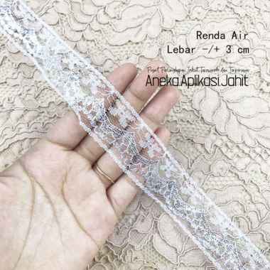RENDA AIR KECIL (-/+22,5 METER) / RENDA AIR HALUS / RENDA AIR SOUVENIR SILVER