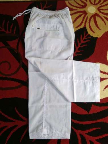 Celana Sirwal Pangsi Komprang Silat Celana Pria XXL Putih
