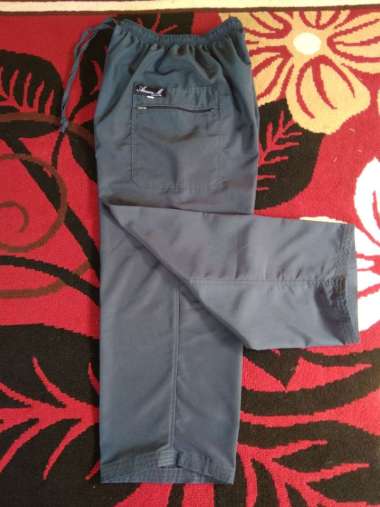 Celana Sirwal Pangsi Komprang Silat Celana Pria XXL Abu