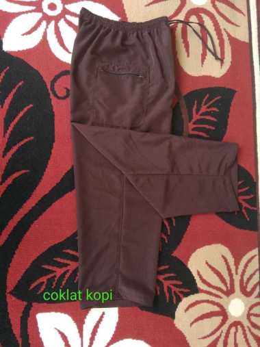 Celana Sirwal Pangsi Komprang Silat Celana Pria XXL Coklat