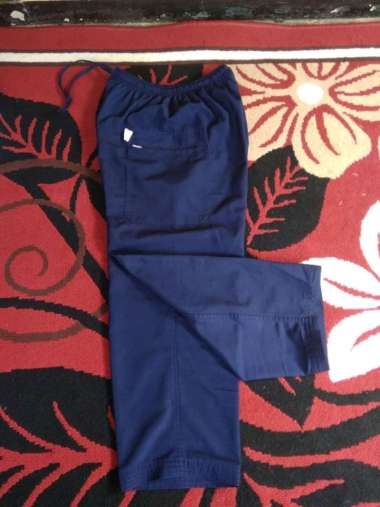Celana Sirwal Pangsi Komprang Silat Celana Pria XXL Navy