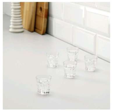 Ikea Gelas Kaca Bening Tebal 270 Ml 27 Cl Set 6 Pcs Free Bubble Wrap