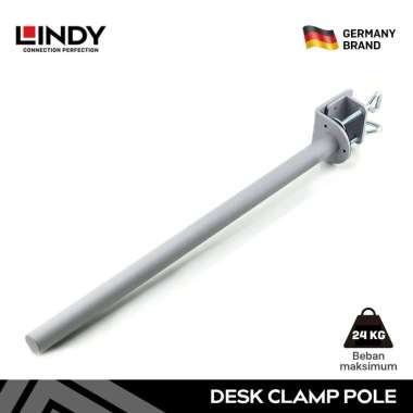 LINDY 40693 70CM Stand Pole Bracket TV Monitor Desk Clamp Jepit Meja