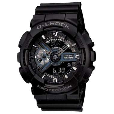 Casio GA110-1B - Jam Tangan Pria G-Shock Military Hitam 51.2mm Shock-Resistant