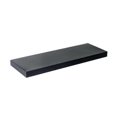 Sakura Floating Shelf Rak Dinding - Black [60 x 25 x 4 cm]