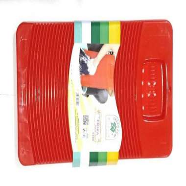 papan cuci / bilas baju plastik Green leaf Merah