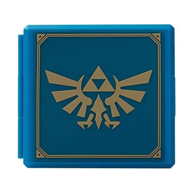 Nintendo Switch Zelda Hylian Crest Premium Game Card Case - Biru