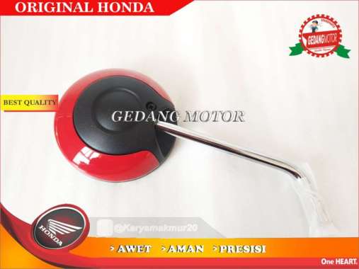 KACA SPION SCOOPY FI 2020 MERAH RING 12 ORI AHM ZJ