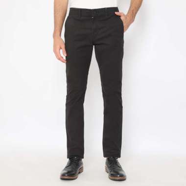 Platini Celana Chino Pria Panjang Hitam 5501 38