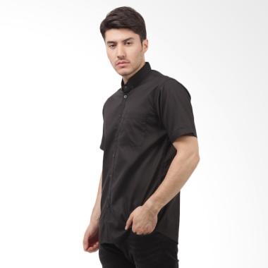 Tendencies Basic Shirt Kemeja Atasan Pria - Black