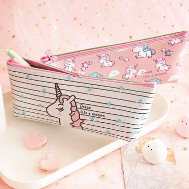 KOTAK PENSIL UNICORN - TEMPAT PENSIL MOTIF UNICORN