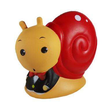 Ivory Jumbo Snail Man Keong Merah Siput Pakai Jas Plus Packaging Squishy