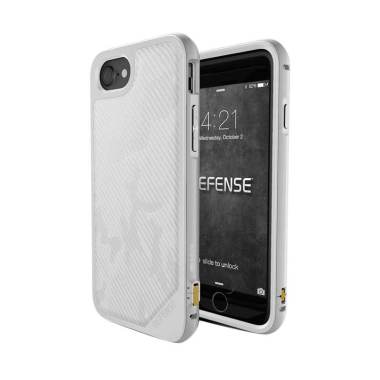 X-doria Defense Lux Casing for iPhone 8 Plus or 7 Plus - White Camo