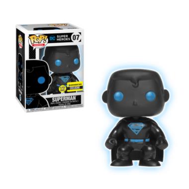 Funko POP! Heroes DC Comics Superman Silhouette Glow In The Dark Action Figure