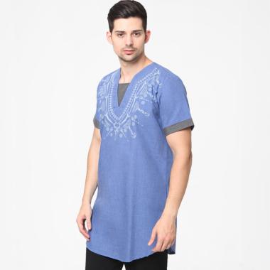 Jfashion Kurta Pakistan Printing Ta ... i Print SS Baju Koko Pria