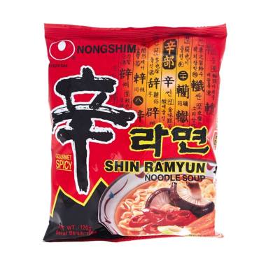 NONGSHIM Shin Ramyun Noodle Mushroom Mie Instan [120 g]